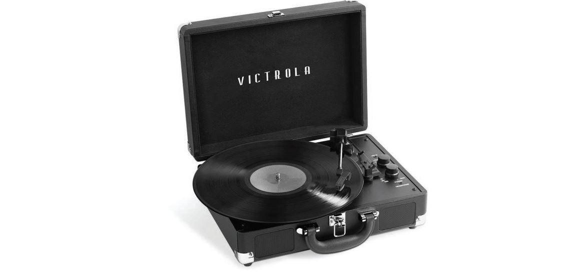VICTROLA VSC-400SB Bluetooth Suitcase Record Player with 3-Speed Turntable Instruction Manual